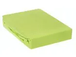 Prześcieradło Jersey z gumką limonka  120x200 - 035